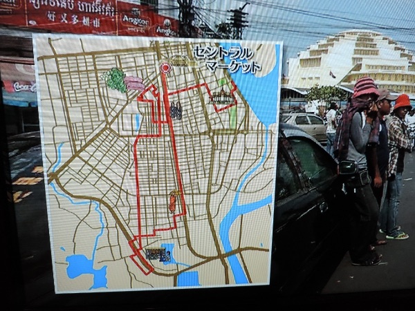 NHKの「世界ふれあい街歩き」の案内地図が見えづらいbefore2