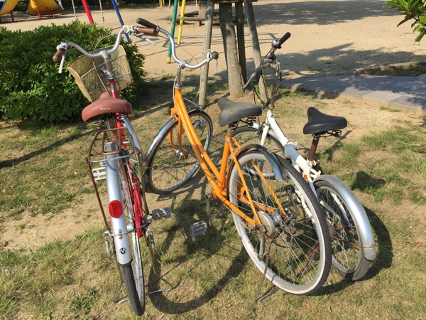 不動前公園の放置自転車before2