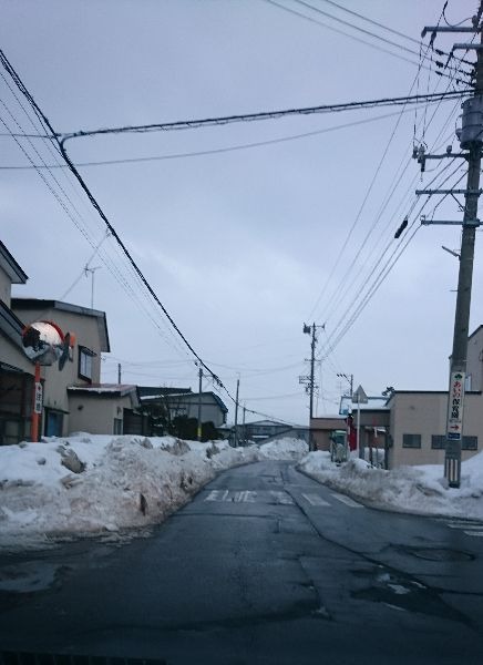 相野集会所前の通りを排雪して下さいbefore