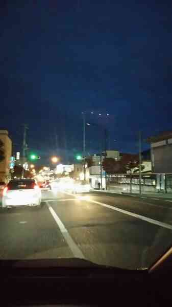 道路照明の不点灯before